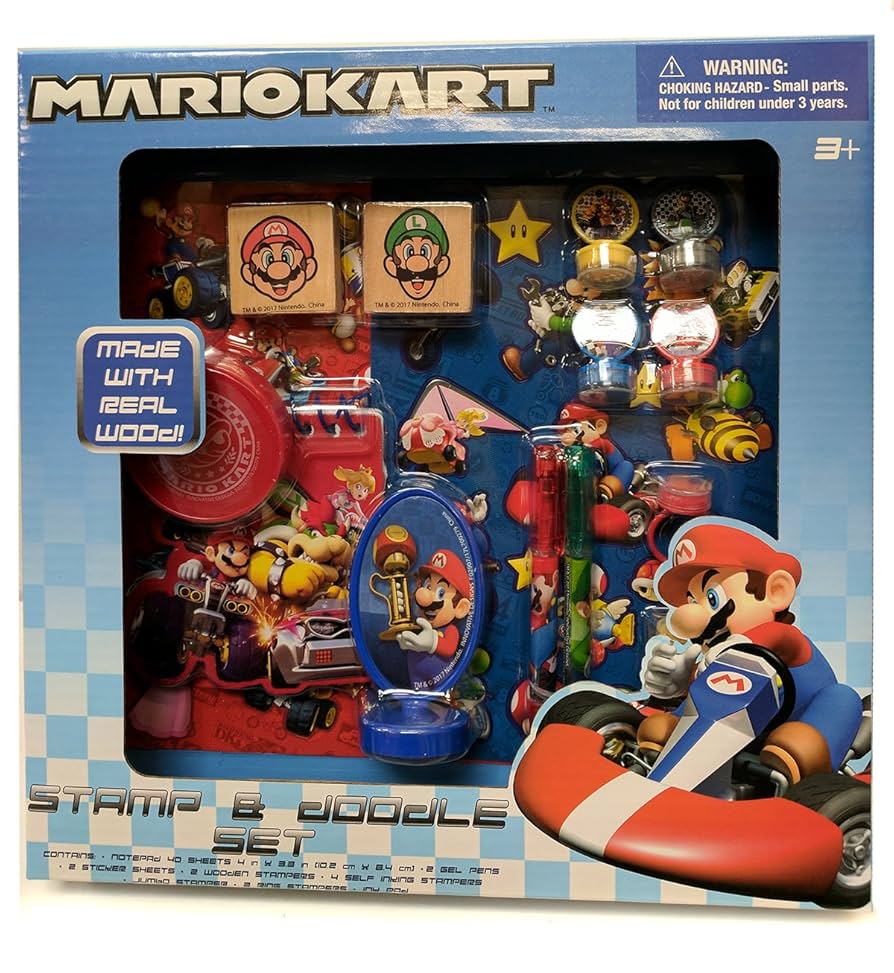 Amazon.co.jp: マリオカートスタンプと落書きセット : おもちゃ
